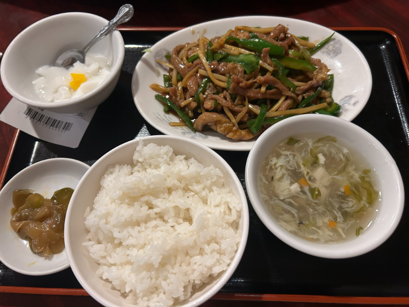 チンジャオロース定食
