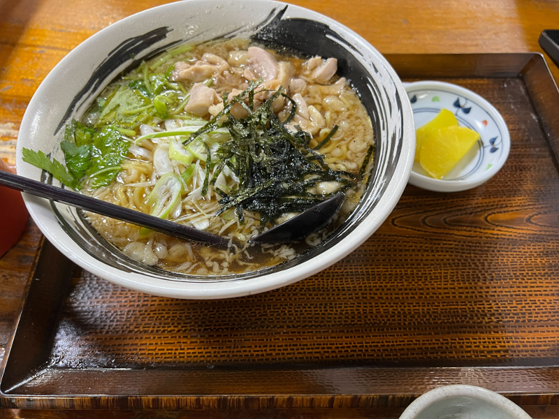 元祖鳥中華。鶏のうま味が最高なラーメン