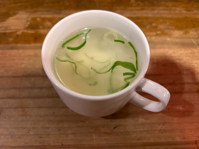 温かいスープ